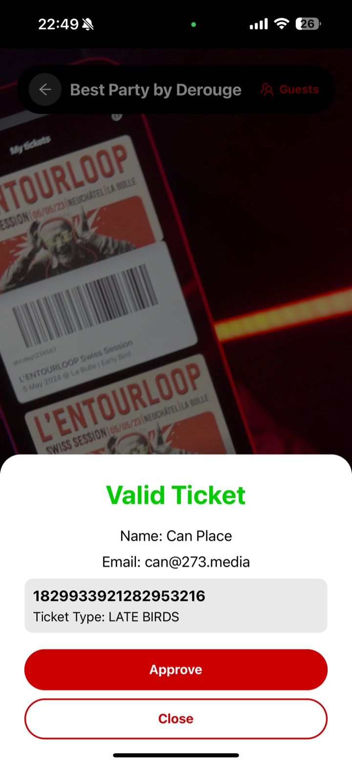 de rouge Scanner — scan d’un billet